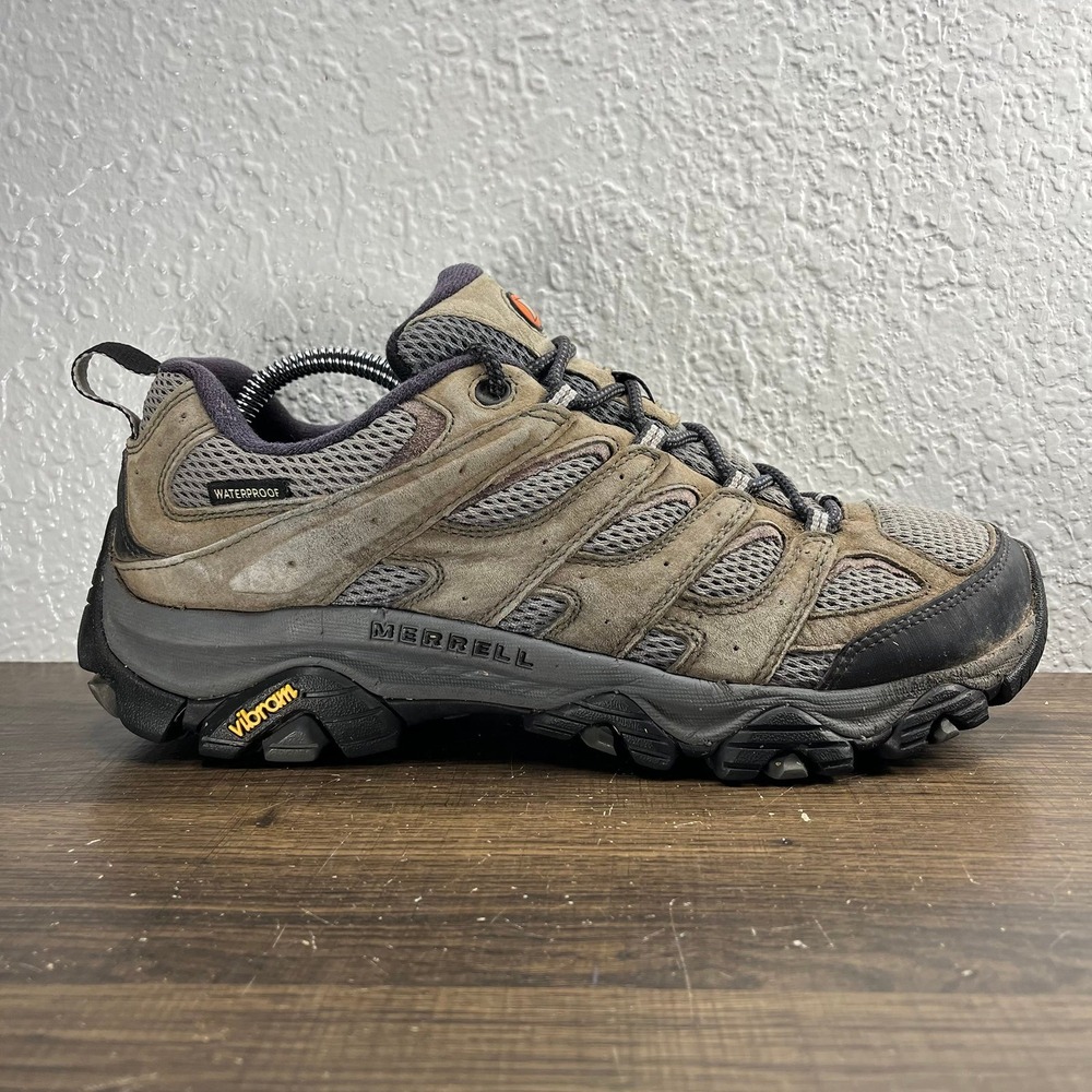 Merrell Men's Moab 3 Waterproof Hiking Brown Shoes - Men's Size 10.5